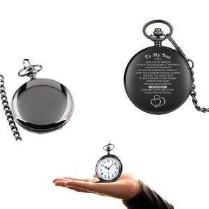 Son Pocket Watch-Memorable Gift From Mother or Father To Son